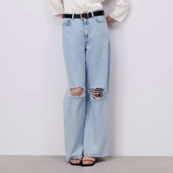 Zara Jeans Zara Wide Leg Jeans Poshmark